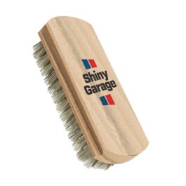Shiny Garage Wooden Leather Cleaning Brush
