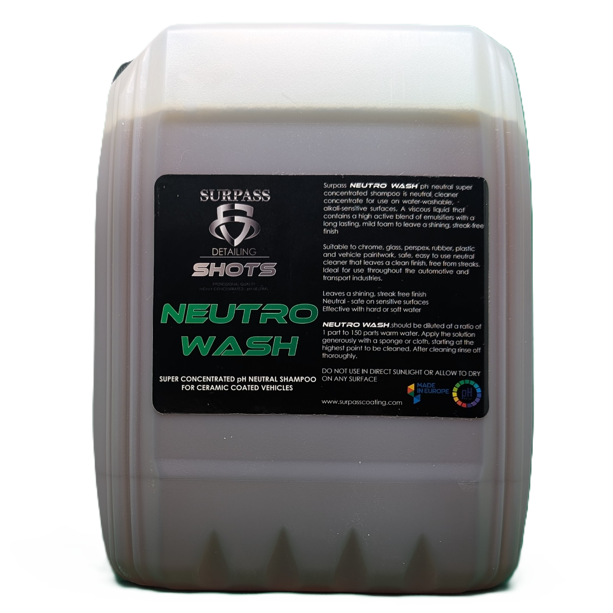 10000089299.png Surpass NEUTRO WASH pH Neutral Super Concentrated Shampoo 5L - Image 1