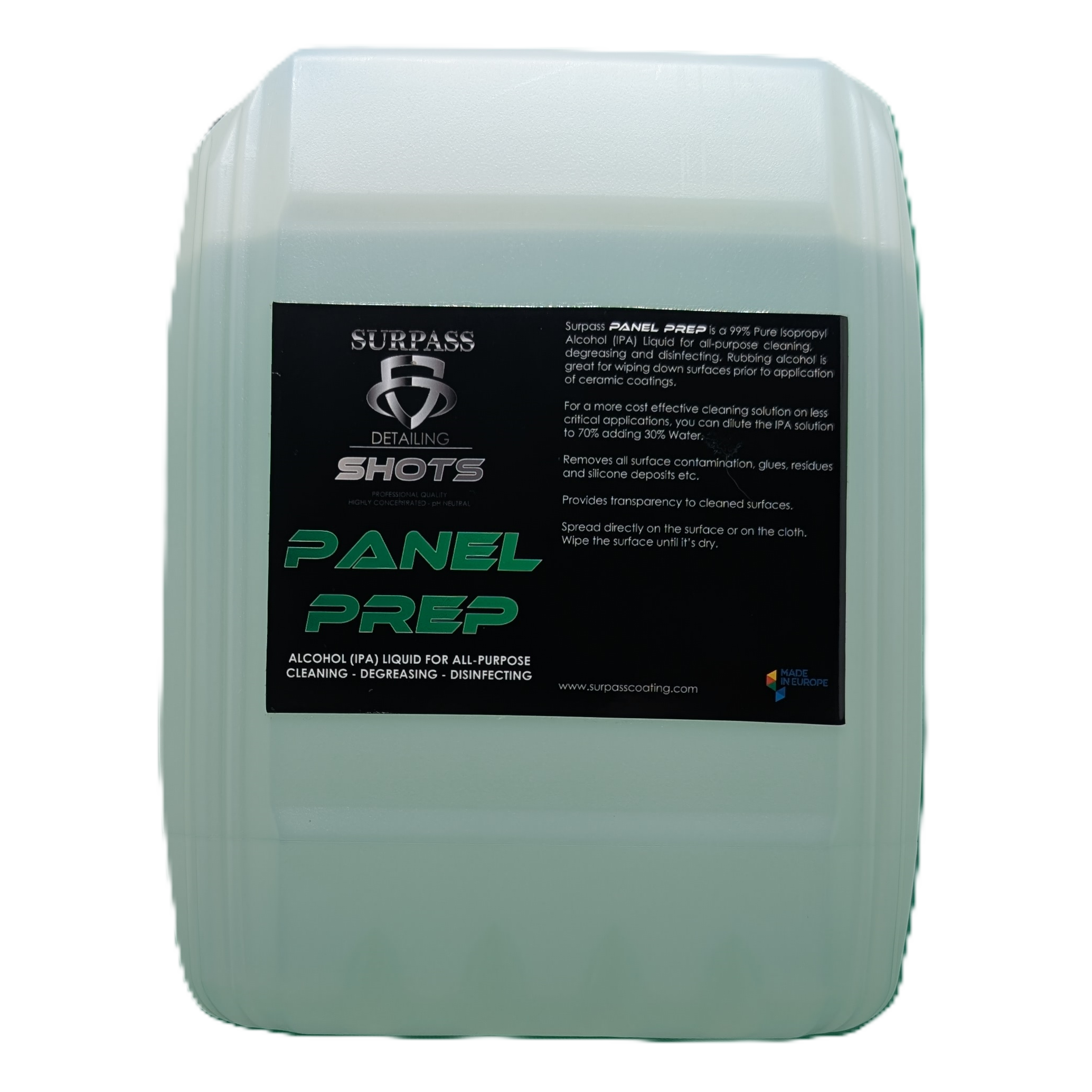 1000008932.png Surpass PANEL PREP Ceramic Coating Pre-Cleaner 5L - Image 1