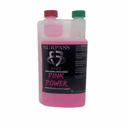 Surpass Shots PINK POWER Concentrated Glass Cleaner 500ml x 6