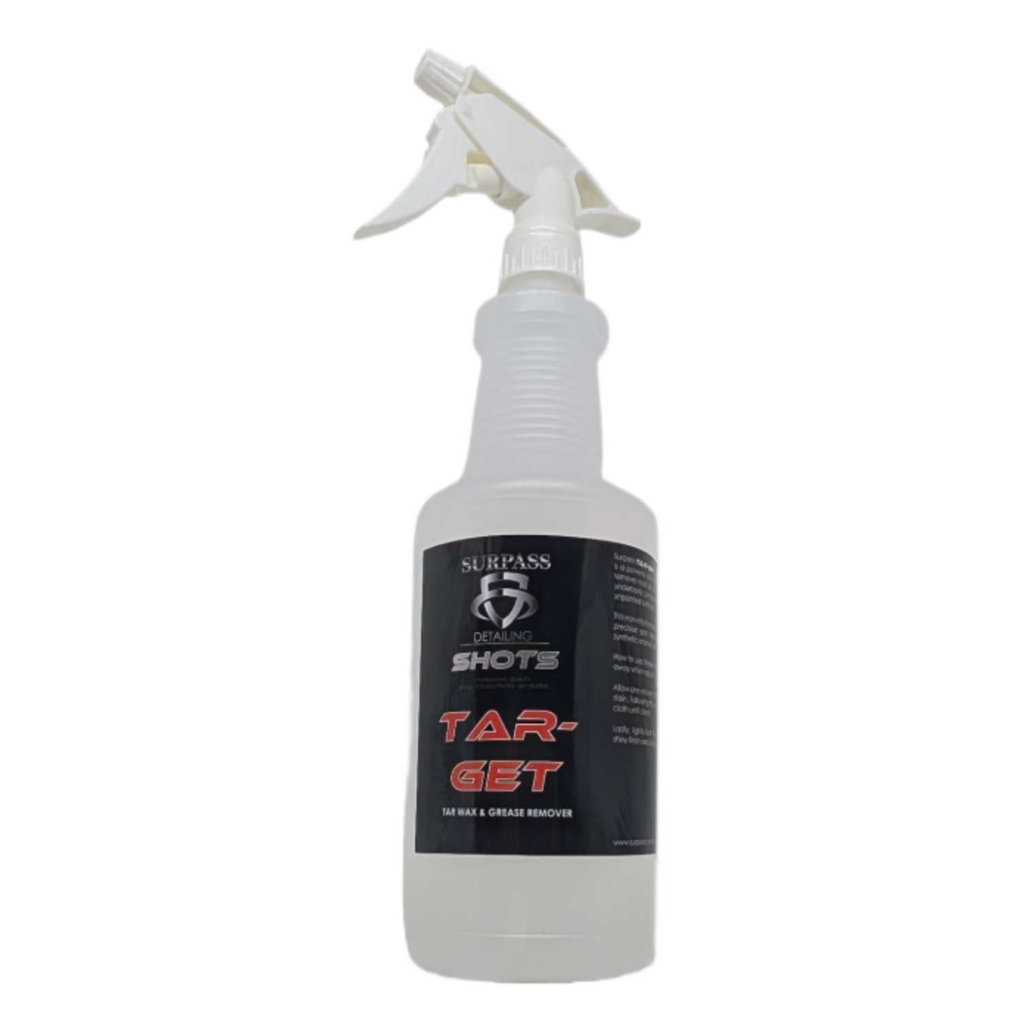PXL_20250220_160502107-fotor-20250220161436.png Surpass Shots TAR GET Tar, Wax and Grease Remover 1L - Image 1