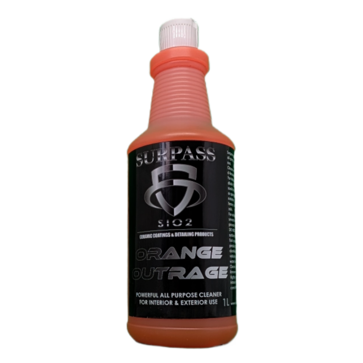 PXL_20250308_134703004-fotor-2025030814136.png Surpass Shots ORANGE OUTRAGE Concentrated Powerful All Purpose Cleaner 1L - Image 1