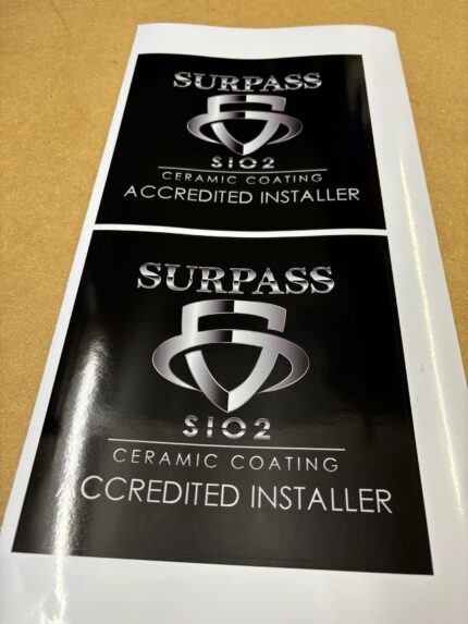 Surpass Van Stickers 200x200mm