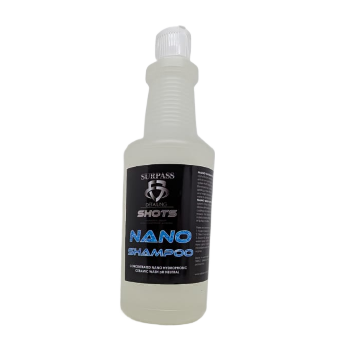 nano-shampoo-1l-fotor-bg-remover-20241102133138.png Surpass Shots NANO SHAMPOO Hydrophobic Ceramic Wash pH Neutral Highly Concentrated - Image 1
